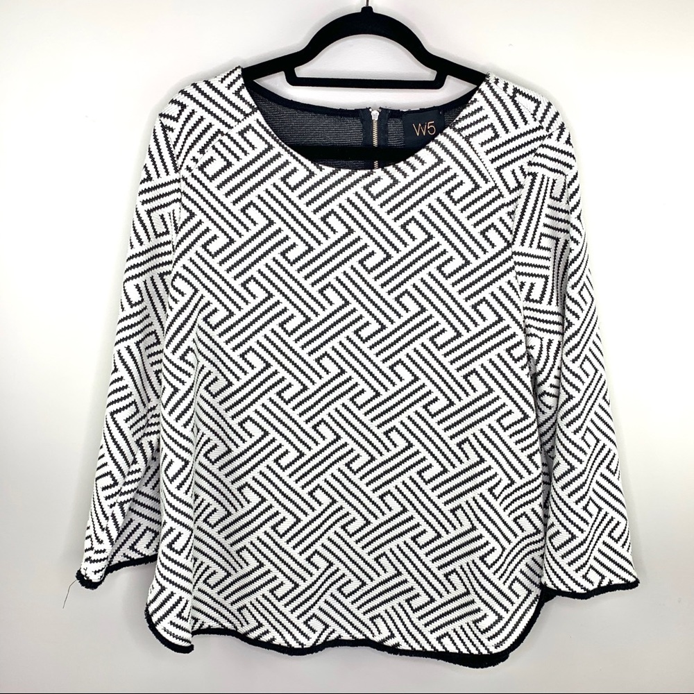 SOLDAnthropologie W5 Woven Top With Fringe Size XL - Picture 1 of 7
